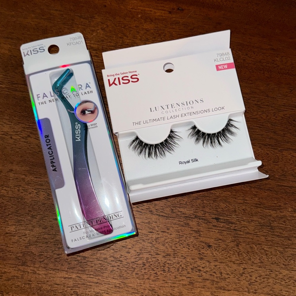 Kiss royal silk lashes + Falscara Applicator stick
